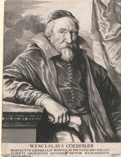 Wenceslaus Coeberger, generalprefekt for Mount of Piety, Brussel av Lucas Vorsterman