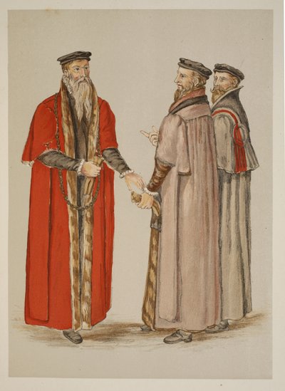 Lord Mayor, Aldermen and liveryman, fra en beskrivelse av England skrevet under Elizabeth I