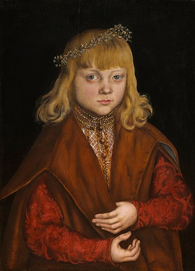 A Prince of Saxony, ca. 1517 (olje på panel) av Lucas the Elder Cranach