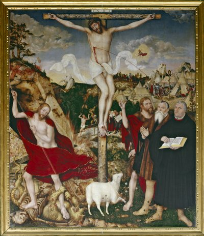 Kristus på korset av Lucas the Elder Cranach
