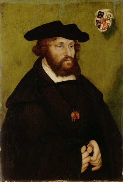 Christian II de Danemark, Norvege et Suede - Portrett av kong Christian II av Danmark (1481-1559), av Cranach, Lucas, den eldste (1472-1553). Olje på tre av Lucas the Elder Cranach