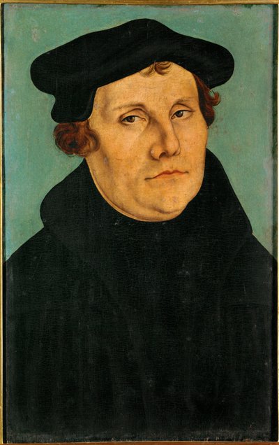 Martin Luther Olje på … (olje på tre) av Lucas the Elder Cranach