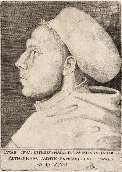 Martin Luther som en augustinerbroder av Lucas Cranach den eldste 1521 av Lucas the Elder Cranach