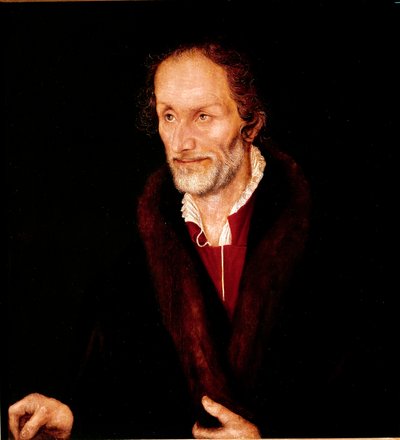 Portrett av Philippe Melanchton (Philipp Schwartzerd av Lucas the Elder Cranach