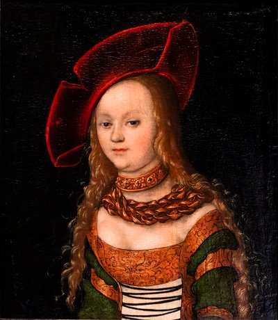Portrett av en ung kvinne av Lucas the Elder Cranach