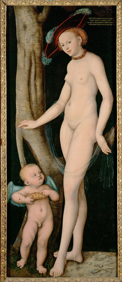 Venus og Amor av Lucas the Elder Cranach