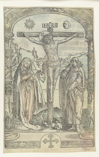 Kristus på korset av Lucas van Leyden (attributed to)