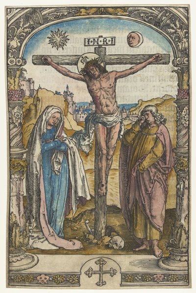 Kristus på korset av Lucas van Leyden (attributed to)