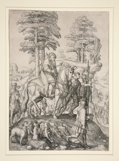Abigail før David av Lucas van Leyden
