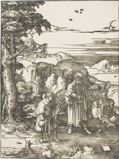 Abraham og Isak av Lucas van Leyden