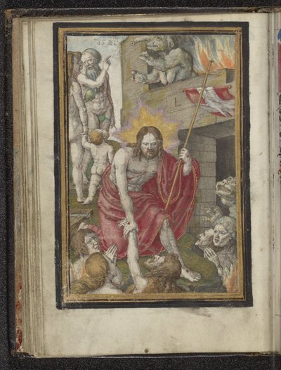 Nedstigning til Limbo Passion of Christ (serietittel) av Lucas van Leyden