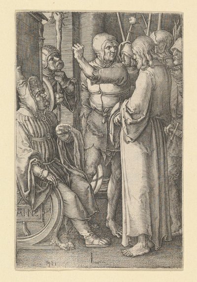 Kristus før Annas, 1521. av Lucas van Leyden