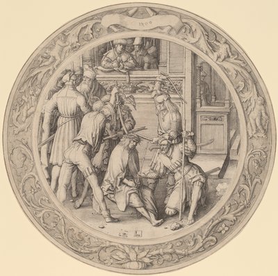 Kristus kronet med torner av Lucas van Leyden