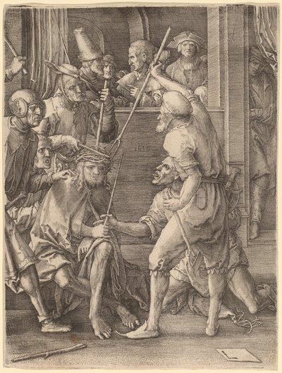 Kristus kronet med torner av Lucas van Leyden