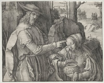 Kristus som gartner viser seg for den hellige Maria Magdalena av Lucas van Leyden