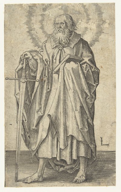Apostelen Paulus Kristus og apostlene (serietittel) av Lucas van Leyden