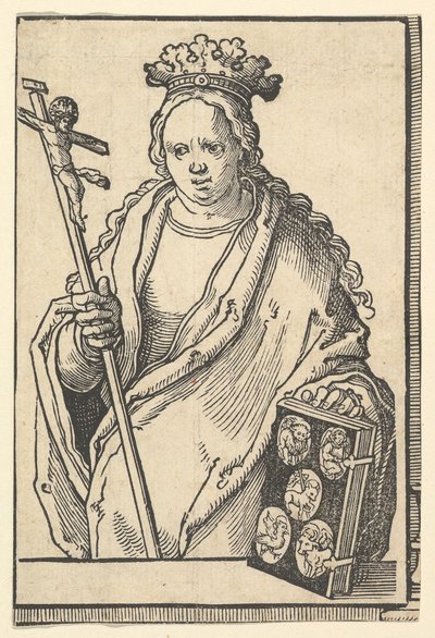 Ecclesia Christi Faith, fra serien Sibyller, ca. 1530. av Lucas van Leyden