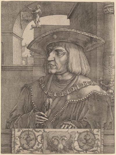 Keiser Maximilian I av Lucas van Leyden