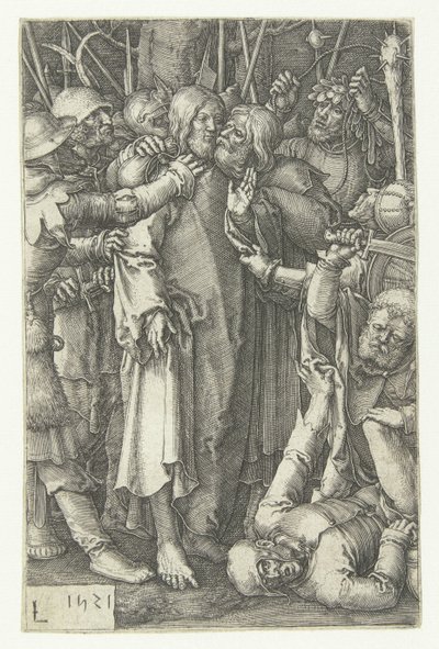 Kristi fangenskap The Little Passion (serietittel) av Lucas van Leyden