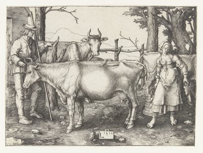 Melkejenta av Lucas van Leyden