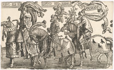 Josva, David, Judas Makkabeerne av Lucas van Leyden