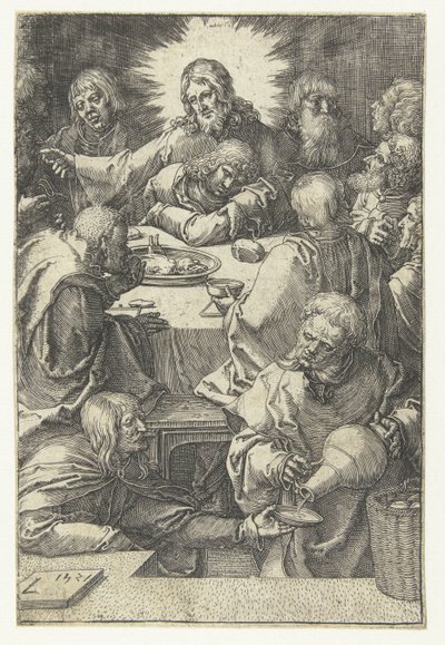 Siste måltid The Little Passion (serietittel) av Lucas van Leyden