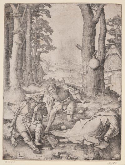Muhammed og munken Sergius av Lucas van Leyden
