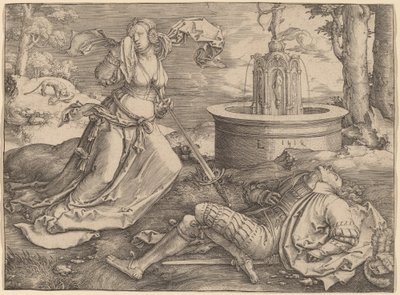 Pyramus og Thisbe av Lucas van Leyden