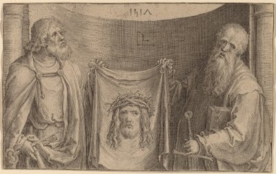 De hellige Peter og Paul med Vernicle av Lucas van Leyden