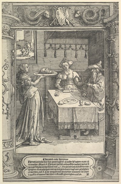 Salome med hodet til døperen Johannes, ca. 1517. av Lucas van Leyden