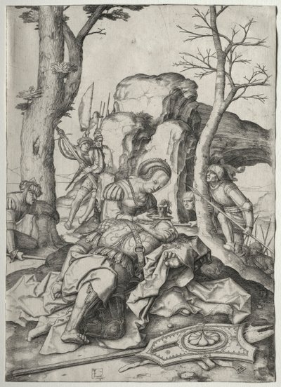 Samson og Delila, ca. 1507. av Lucas van Leyden
