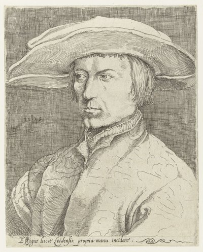 Selvportrett av Lucas van Leyden