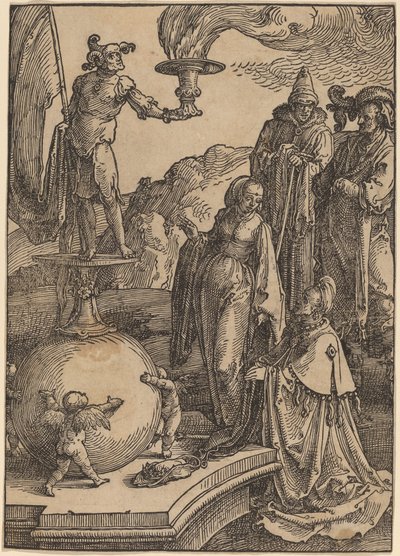 Salomos avgudsdyrkelse av Lucas van Leyden