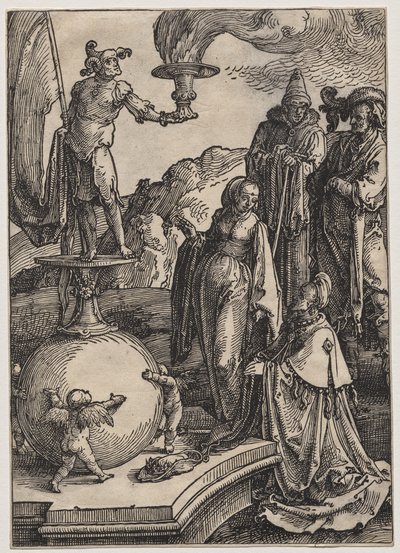 Salomos avgudsdyrkelse av Lucas van Leyden