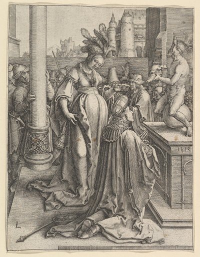 Salomos avgudsdyrkelse, 1514. av Lucas van Leyden