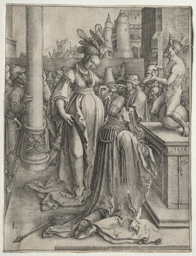 Salomos avgudsdyrkelse av Lucas van Leyden