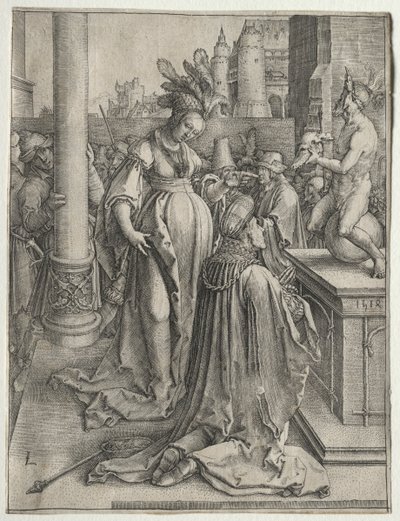 Salomos avgudsdyrkelse, 1514. av Lucas van Leyden