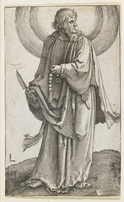 St. Bartolomeus, 1510 av Lucas van Leyden