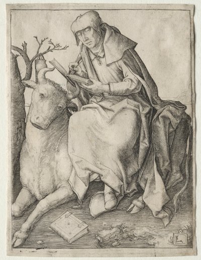 St. Luke, ca. 1508. av Lucas van Leyden
