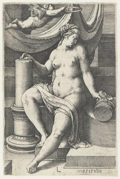 Bli frisk snart Vortitudo (tittel på objekt) Seven Virtues (serietittel) av Lucas van Leyden