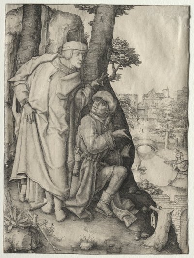 Susanna og de to eldste, ca. 1508. av Lucas van Leyden