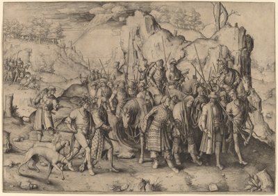 Omvendelsen til Saint Paul av Lucas van Leyden