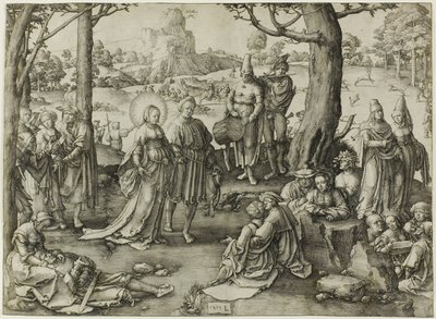 Dansen til Maria Magdalena av Lucas van Leyden