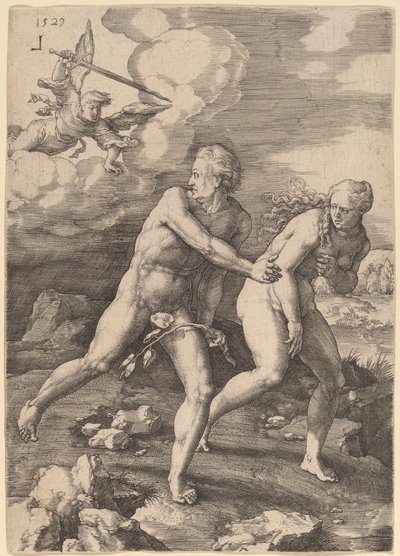 Utvisningen fra paradis av Lucas van Leyden