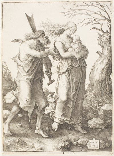 Utvisningen fra paradis av Lucas van Leyden