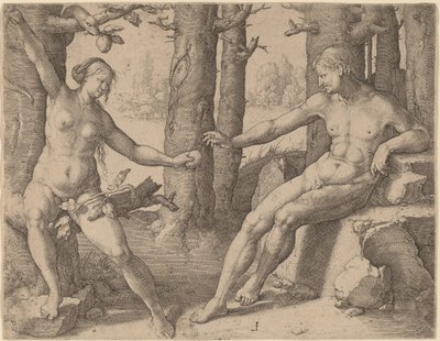Menneskets fall av Lucas van Leyden