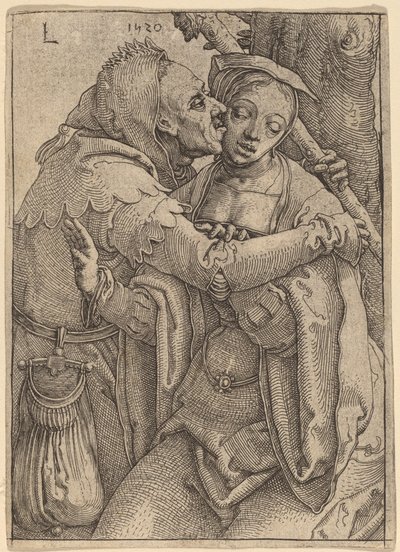Dåren og kvinnen av Lucas van Leyden