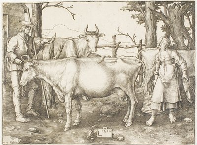 Melkejenta av Lucas van Leyden