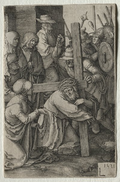 The Passion: Christ Carrying the Cross, 1521. av Lucas van Leyden