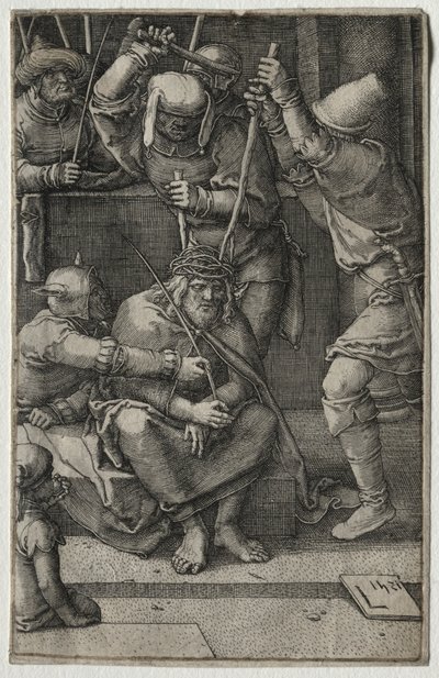 The Passion: Kristus kronet med torner av Lucas van Leyden